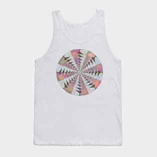 Crazy Speckled Mandala - Intricate Digital Illustration, Colorful Vibrant and Eye-catching Design, Perfect gift idea for printing on shirts, wall art, home decor, stationary, phone cases and more. Tank Top